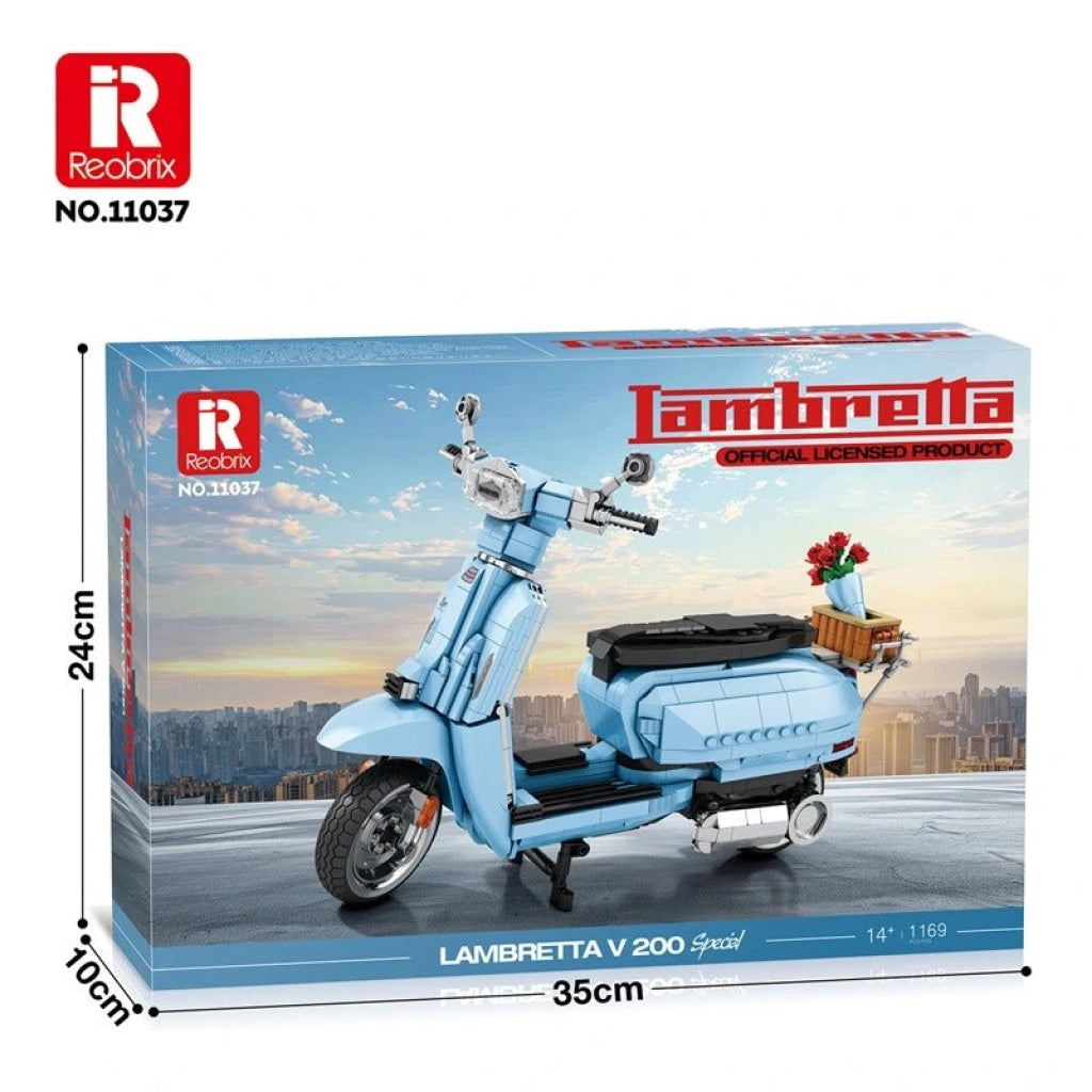 Reobrix Retro Scooter (Blue) 11037 - Reobrix