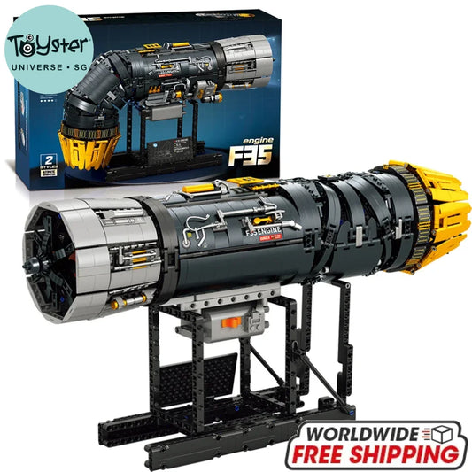 Reobrix Turbofan Engine Building Blocks 1812PCS