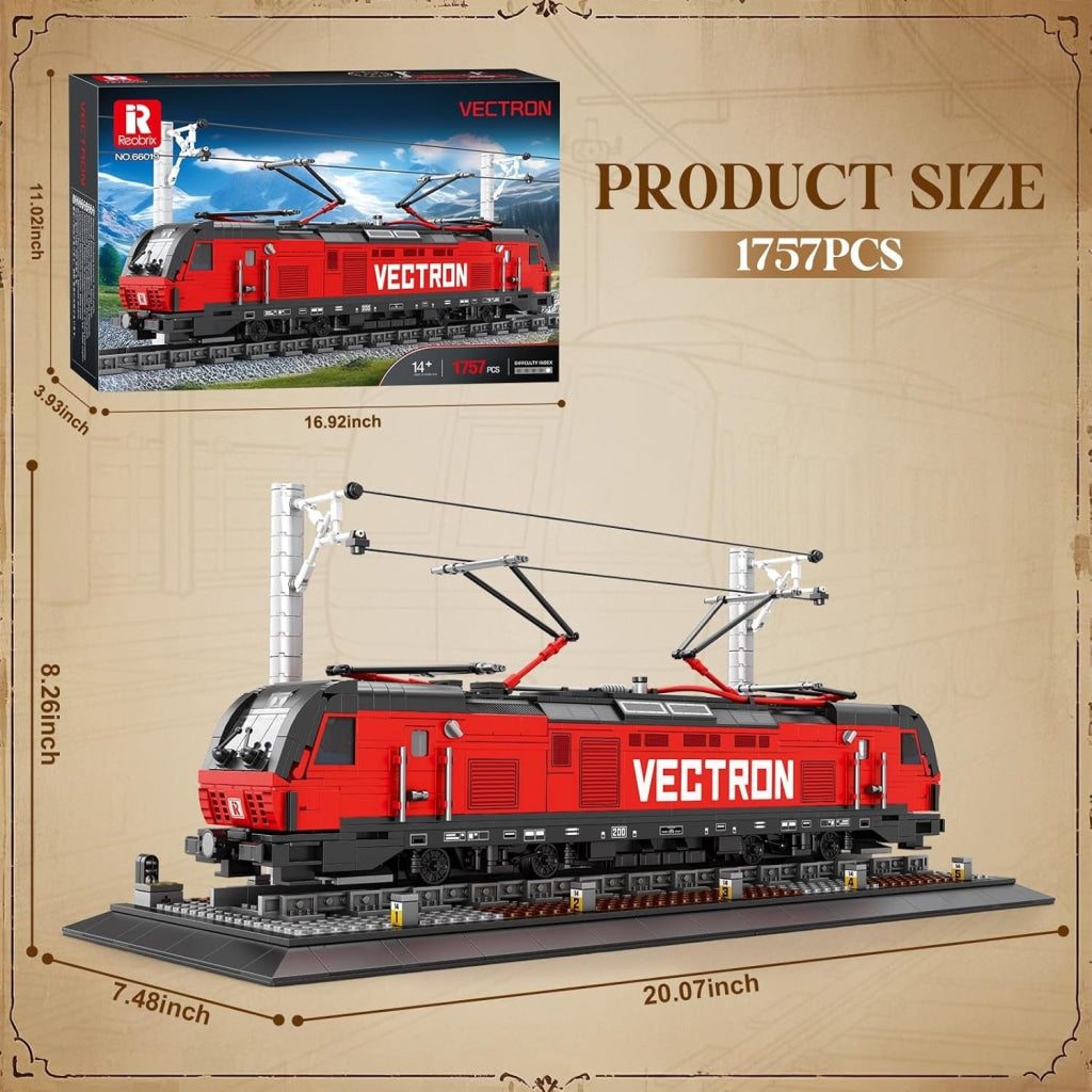 Reobrix Vectron European Electric Passenger Train 66019 - Reobrix
