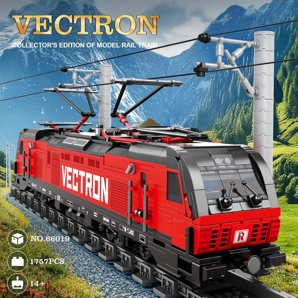 Reobrix Vectron European Electric Passenger Train 66019 - Reobrix