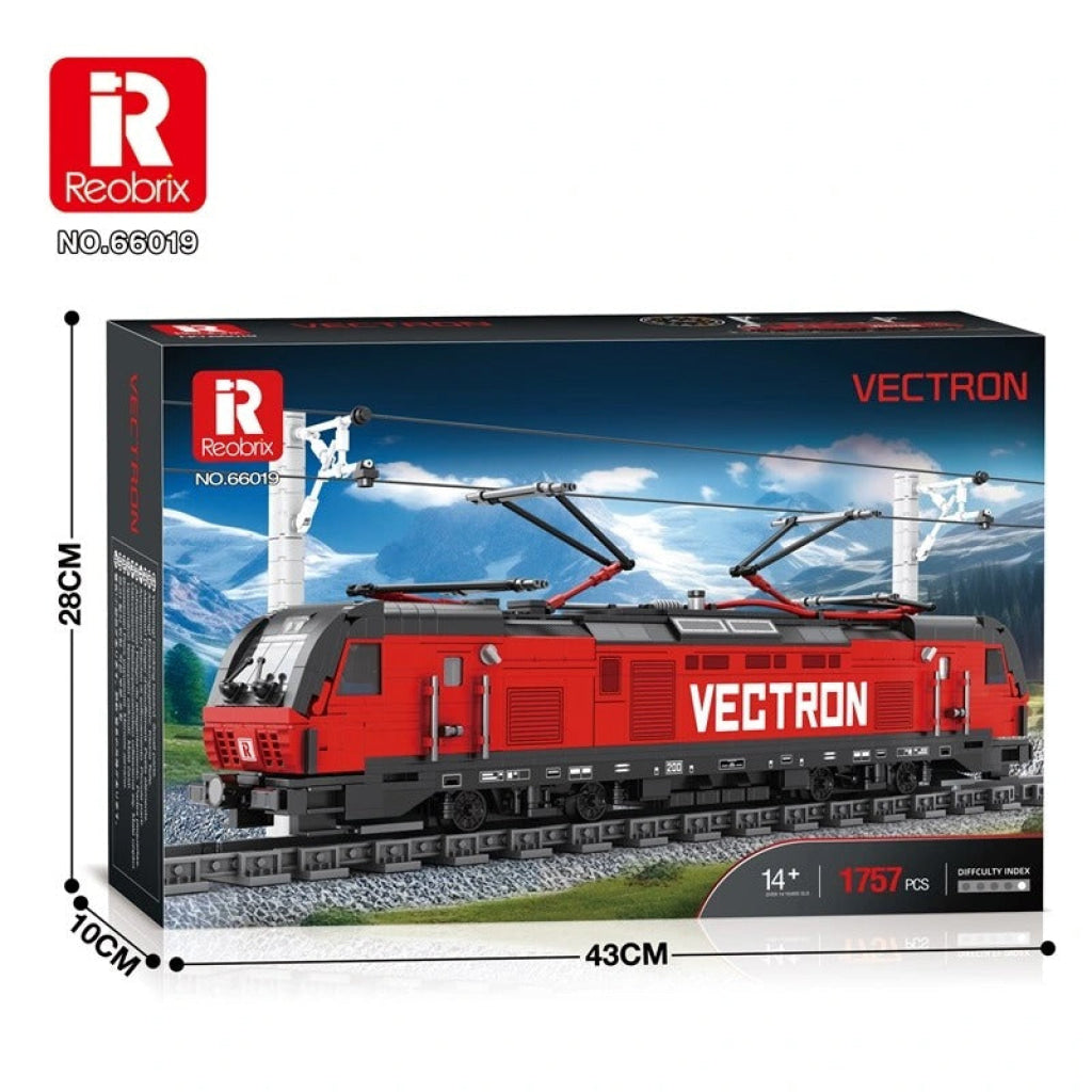 Reobrix Vectron European Electric Passenger Train 66019 - Reobrix