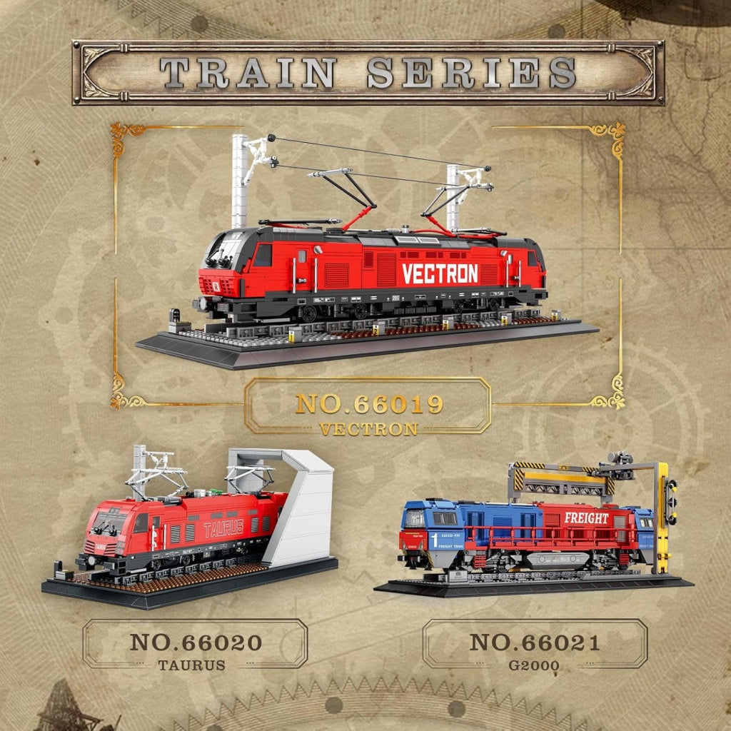 Reobrix Vectron European Electric Passenger Train 66019 - Reobrix
