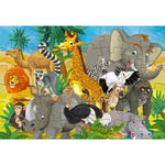 48 Piece Jumbo Floor Puzzle Wild Animals