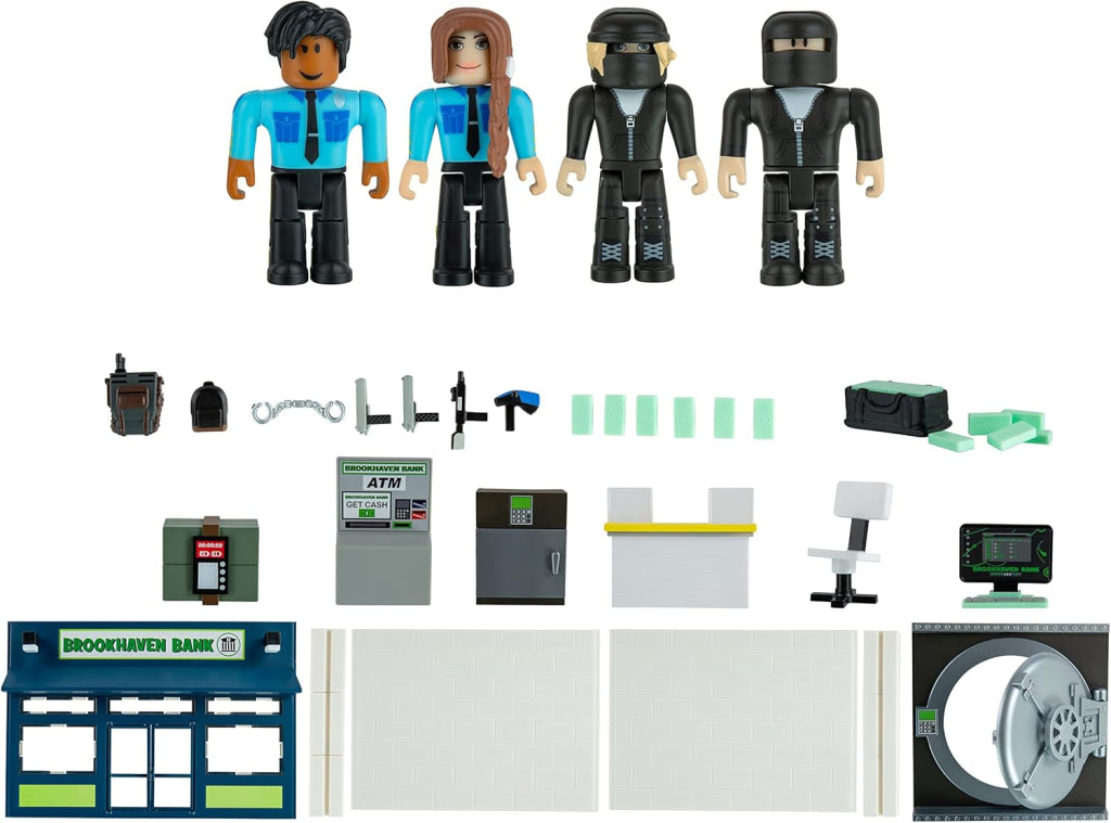 Roblox Action Collection - Brookhaven: Outlaw And Order Deluxe Playset
