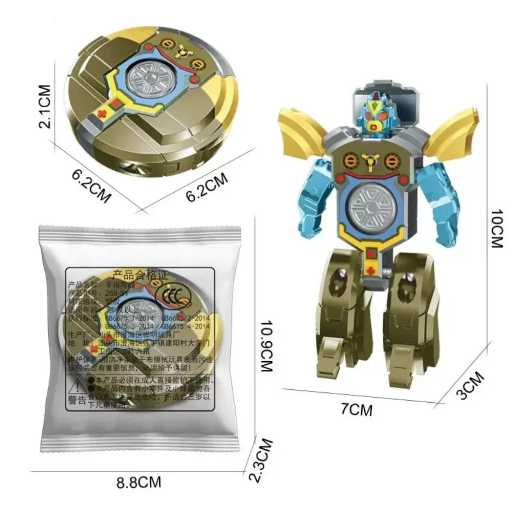Robot Transforming Fidget - 1Pcs Gold