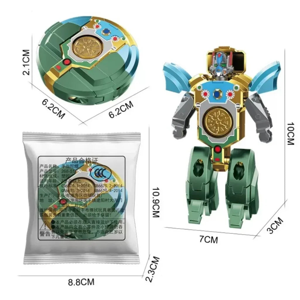 Robot Transforming Fidget - 1Pcs Green