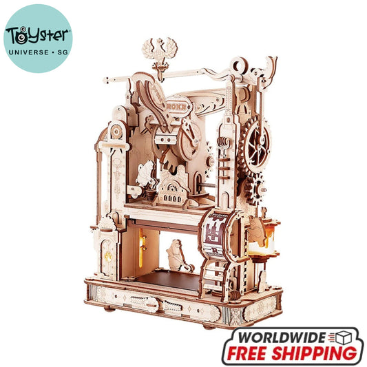 Robotime Rokr Classic Printing Press 3D Wooden Puzzle Lk602 Dropship