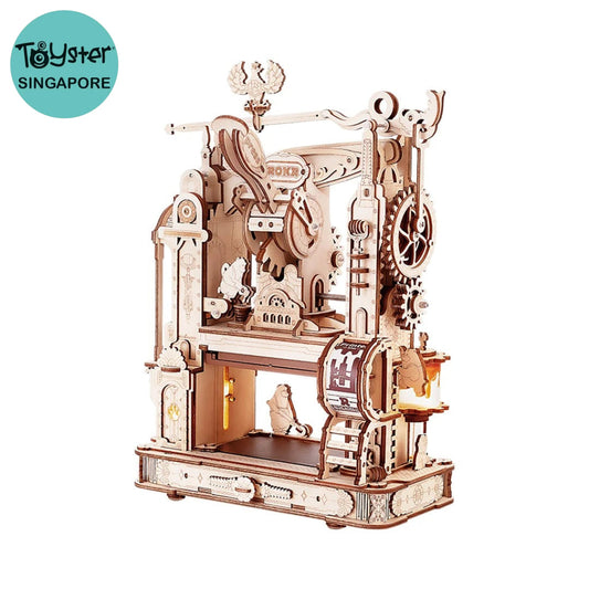 Robotime Rokr Classic Printing Press 3D Wooden Puzzle Lk602 Dropship