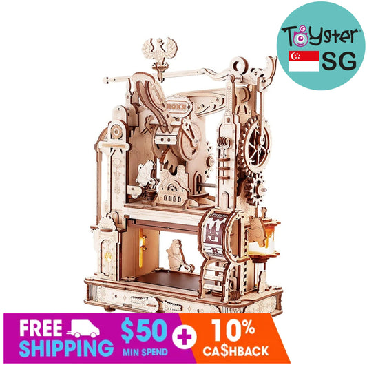 Robotime Rokr Classic Printing Press 3D Wooden Puzzle Lk602 Dropship