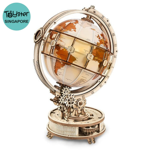 Robotime Rokr Luminous Globe 3D Wooden Puzzle St003 Dropship