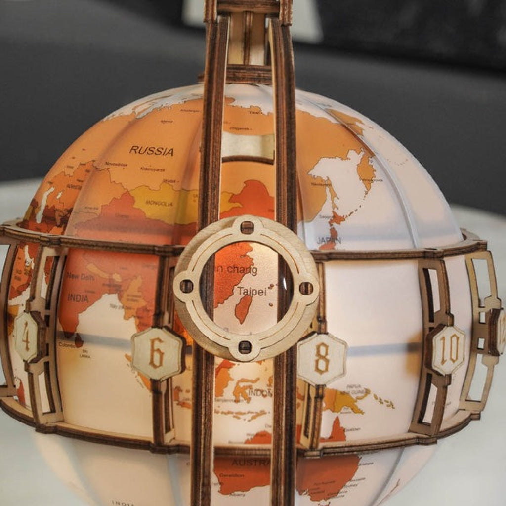 Robotime Rokr Luminous Globe 3D Wooden Puzzle St003 Dropship