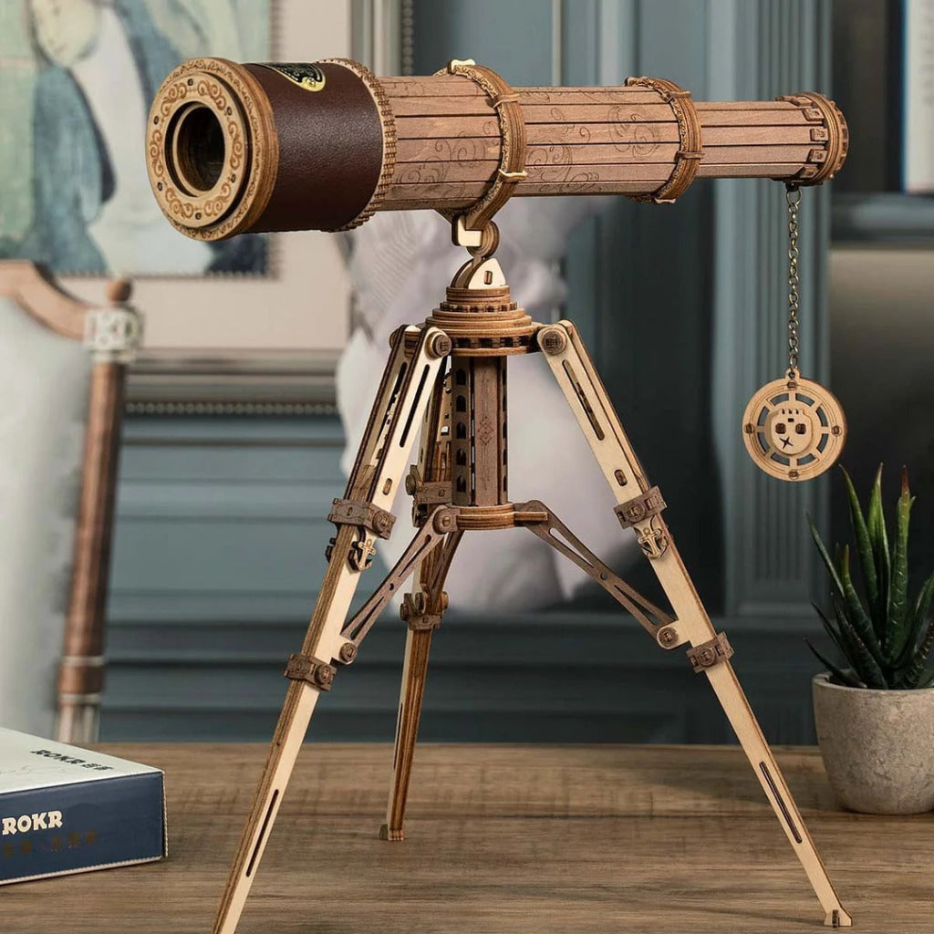 Robotime Rokr Monocular Telescope 3D Wooden Puzzle St004 Dropship