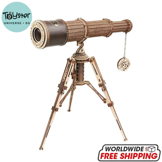 Robotime Rokr Monocular Telescope 3D Wooden Puzzle St004 Dropship