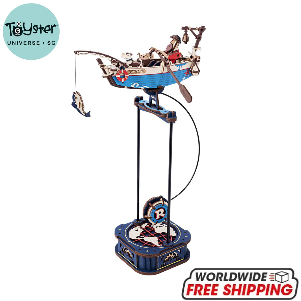 Robotime ROKR Ocean Fisher DIY Pendulum Toy 3D Puzzle MCD02 - TOYSTER ...