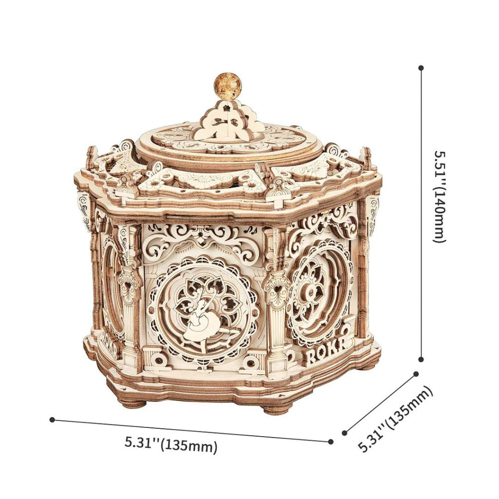 Robotime Rokr Secret Garden Diy Mechanical Music Box Amk52 Dropship