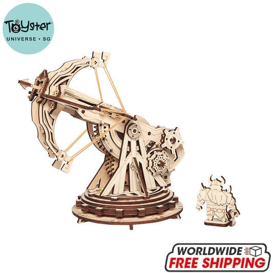 Robotime Rokr Siege Heavy Ballista 3D Wooden Puzzle Kw401 Dropship