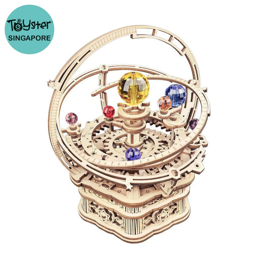 Robotime Rokr Starry Night Orrery Mechanical Music Box Amk51 Dropship