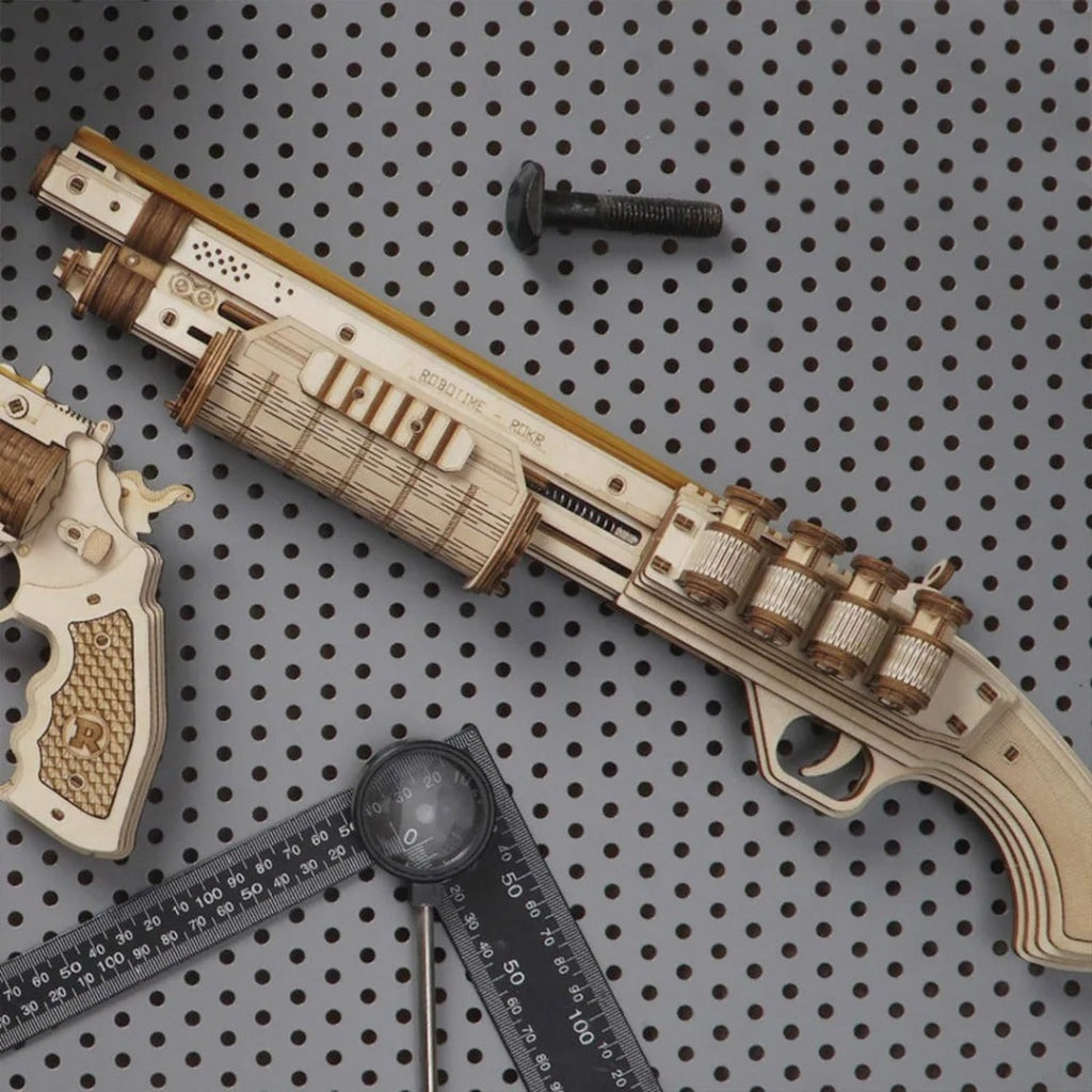 Robotime ROKR AK-47 Assault Rifle Toy Gun 3D Wooden Puzzle LQ901