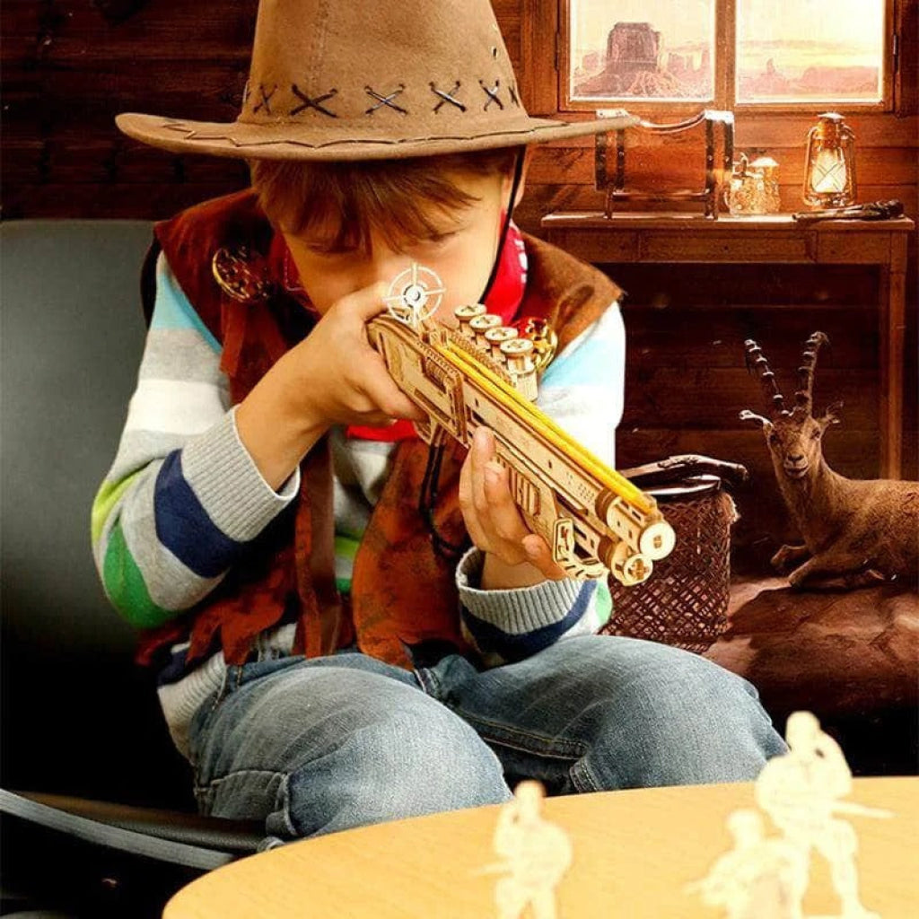 Robotime Rokr Terminator M870 Justice Guard Blaster Lq501 Dropship