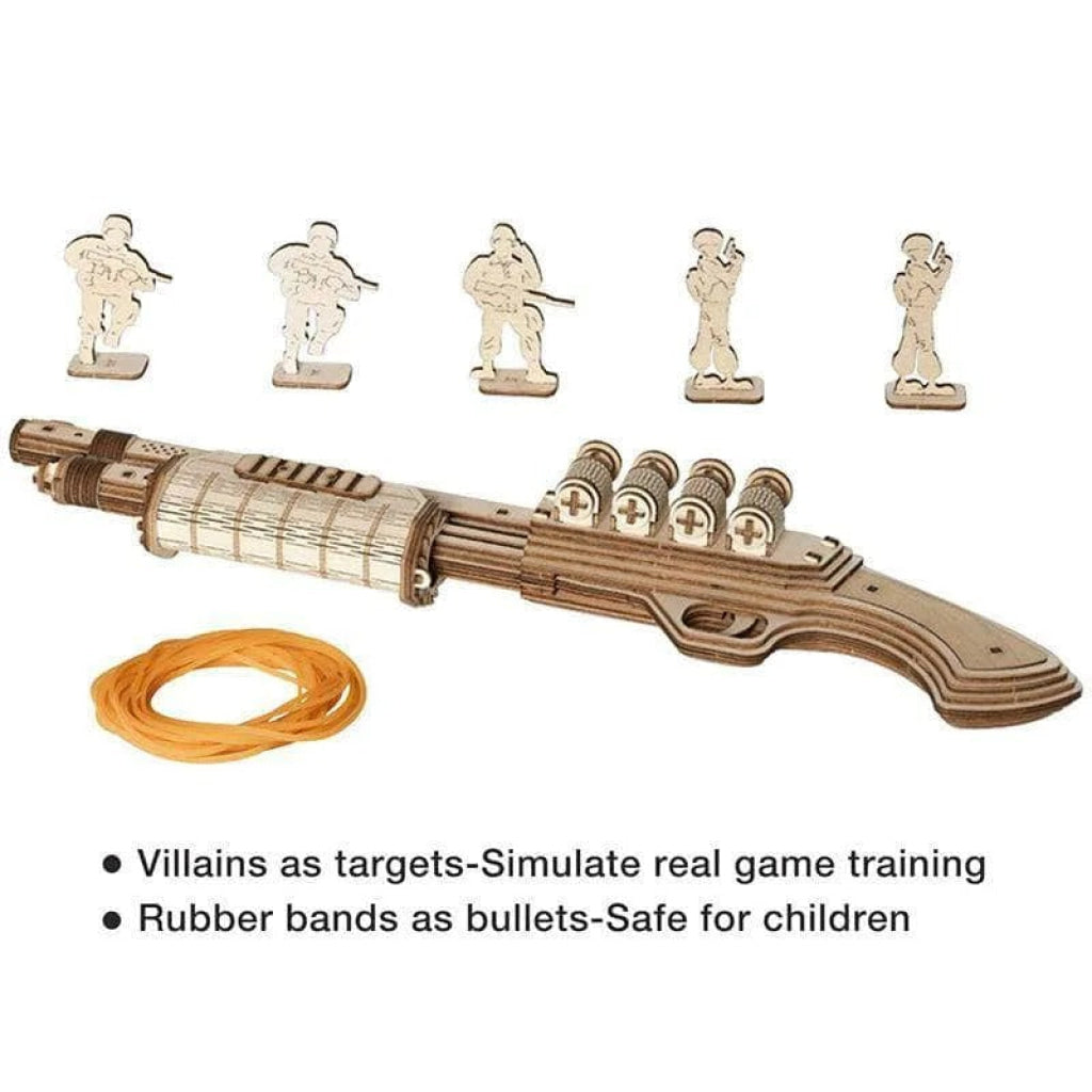 Robotime ROKR AK-47 Assault Rifle Toy Gun 3D Wooden Puzzle LQ901