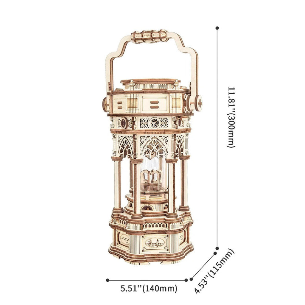 Robotime Rokr Victorian Lantern Mechanical Music Box Amk61 Dropship