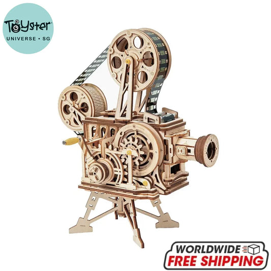 Robotime Rokr Vitascope Movie Projector 3D Wooden Puzzle Lk601 Dropship