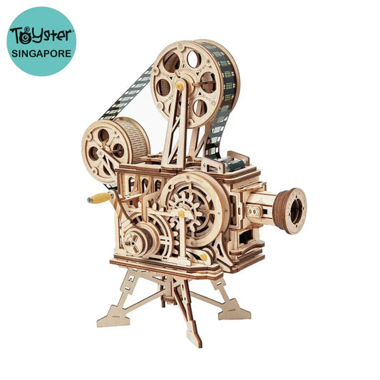 Robotime Rokr Vitascope Movie Projector 3D Wooden Puzzle Lk601 Dropship