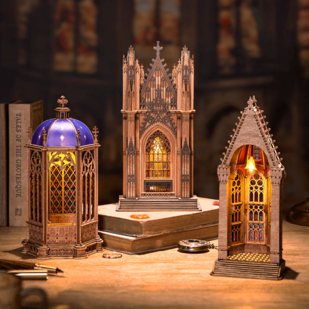 Robotime Rolife 3D Wooden Puzzle - Starry Dome Cathedral TGA02 - Dropship