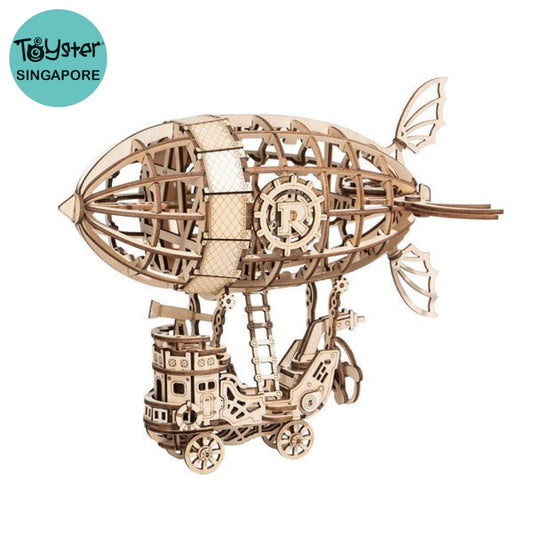 Robotime Rolife Airship Model 3D Wooden Puzzle Tg407 Dropship