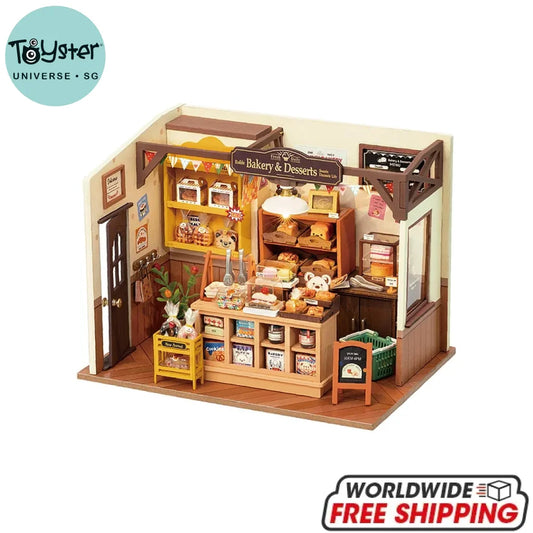 Robotime Rolife Becka’s Baking House Diy Miniature Kit Dg161 Dropship