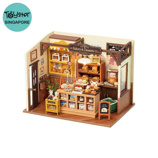 Robotime Rolife Becka’s Baking House Diy Miniature Kit Dg161 Dropship