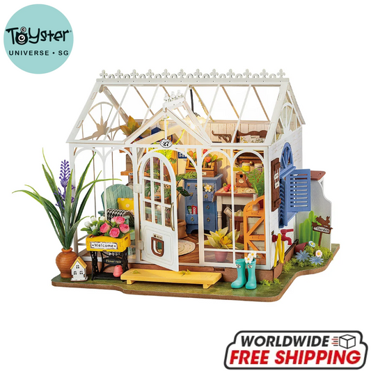 Robotime Rolife Dreamy Garden House Diy Miniature Kit Dg163 Dropship