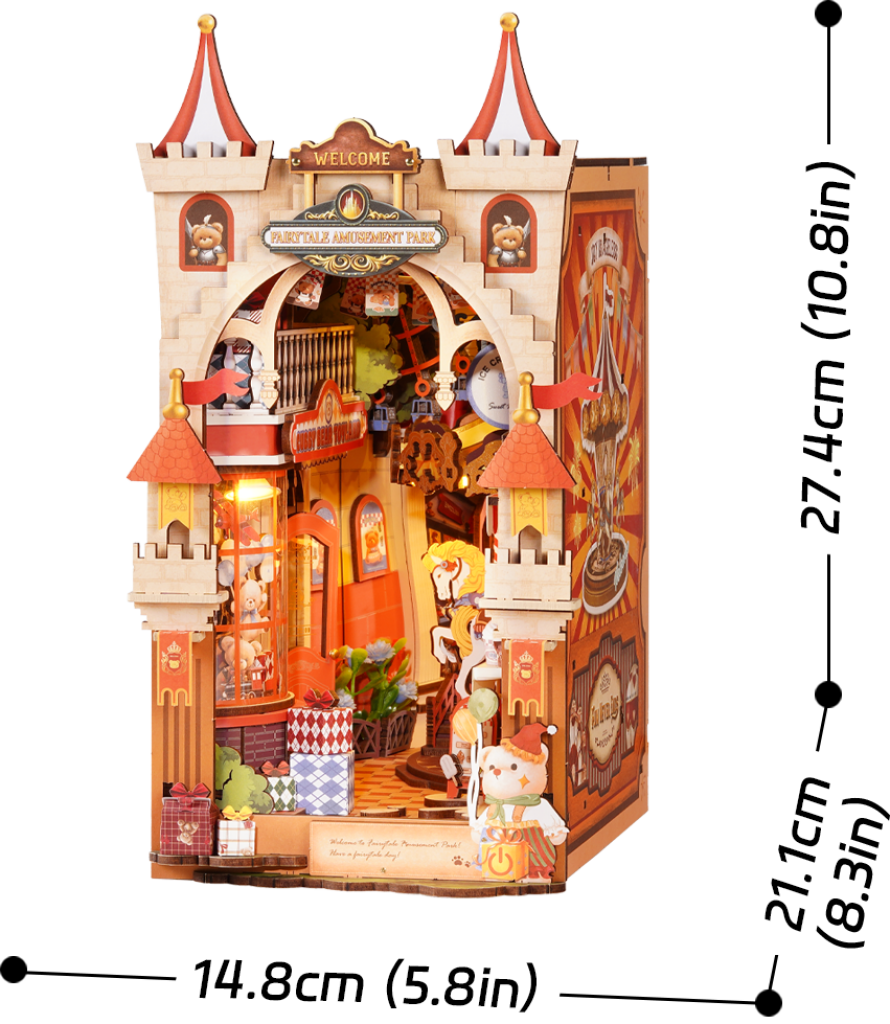 Robotime Rolife Fairytale Amusement Park DIY Book Nook TGB17 - Dropship