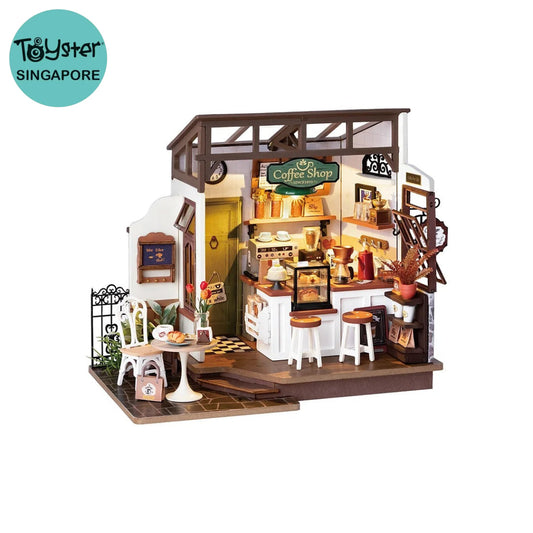 Robotime Rolife Flavory Café Miniature House Kit Dg162 Dropship