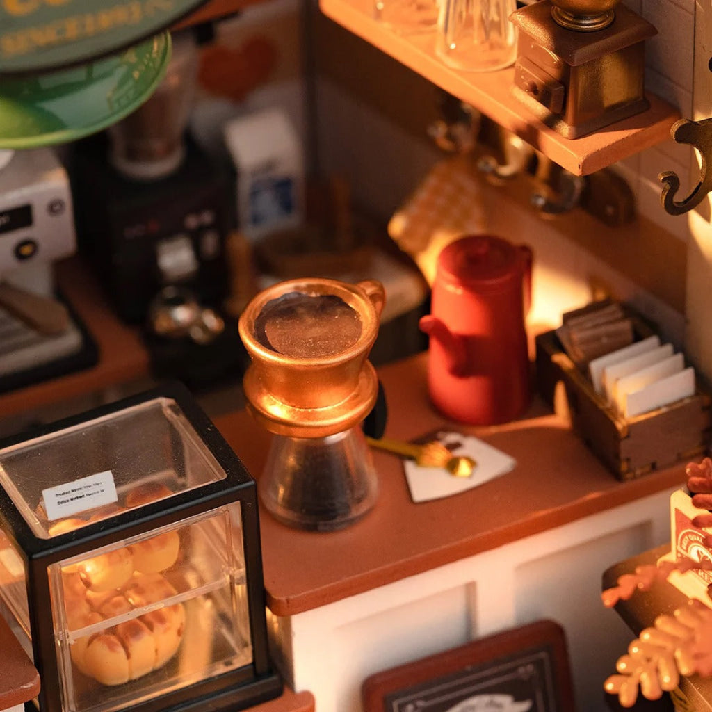 Robotime Rolife Flavory Café Miniature House Kit Dg162 Dropship