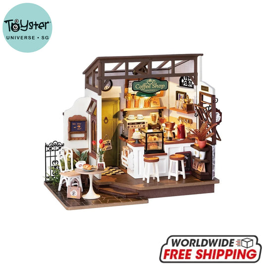 Robotime Rolife Flavory Café Miniature House Kit Dg162 Dropship