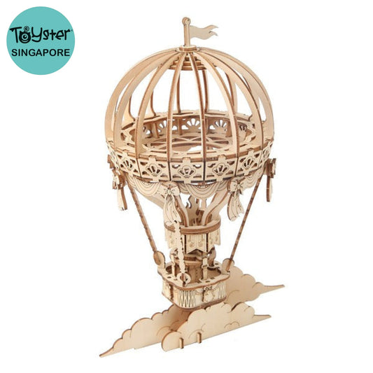 Robotime Rolife Hot Air Balloon 3D Wooden Puzzle Tg406 Dropship