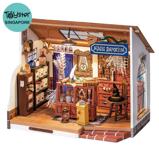 Robotime Rolife Kiki’s Magic Emporium Diy Miniature House Kit Dg155 Dropship