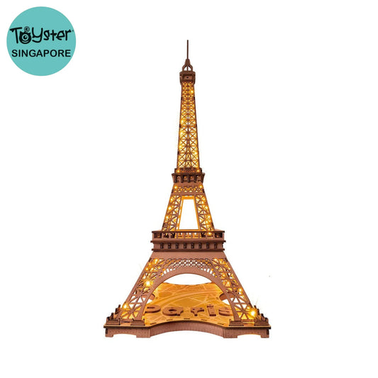 Robotime Rolife Night Of The Eiffel Tower 3D Wooden Puzzle Tgl01 Dropship