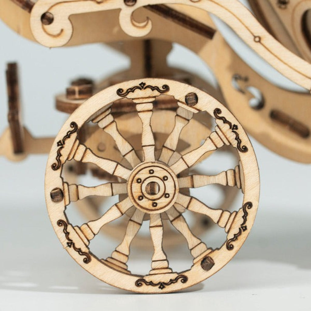 Robotime Rolife Pumpkin Carriage 3D Wooden Puzzle Tg302 Dropship