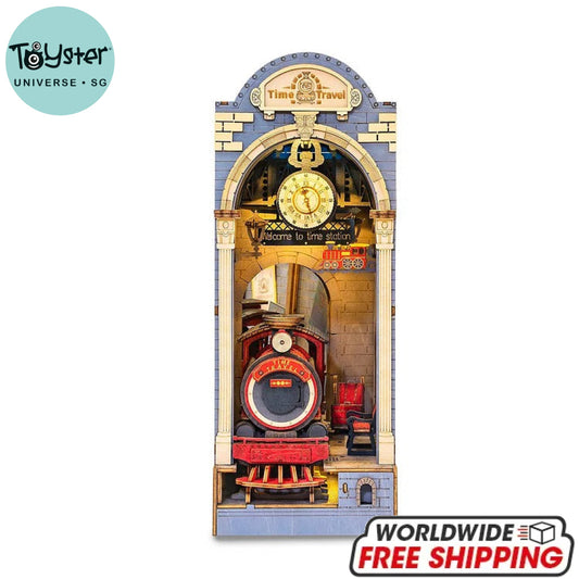 Robotime Rolife Time Travel Diy Book Nook Shelf Insert Tgb04 Dropship