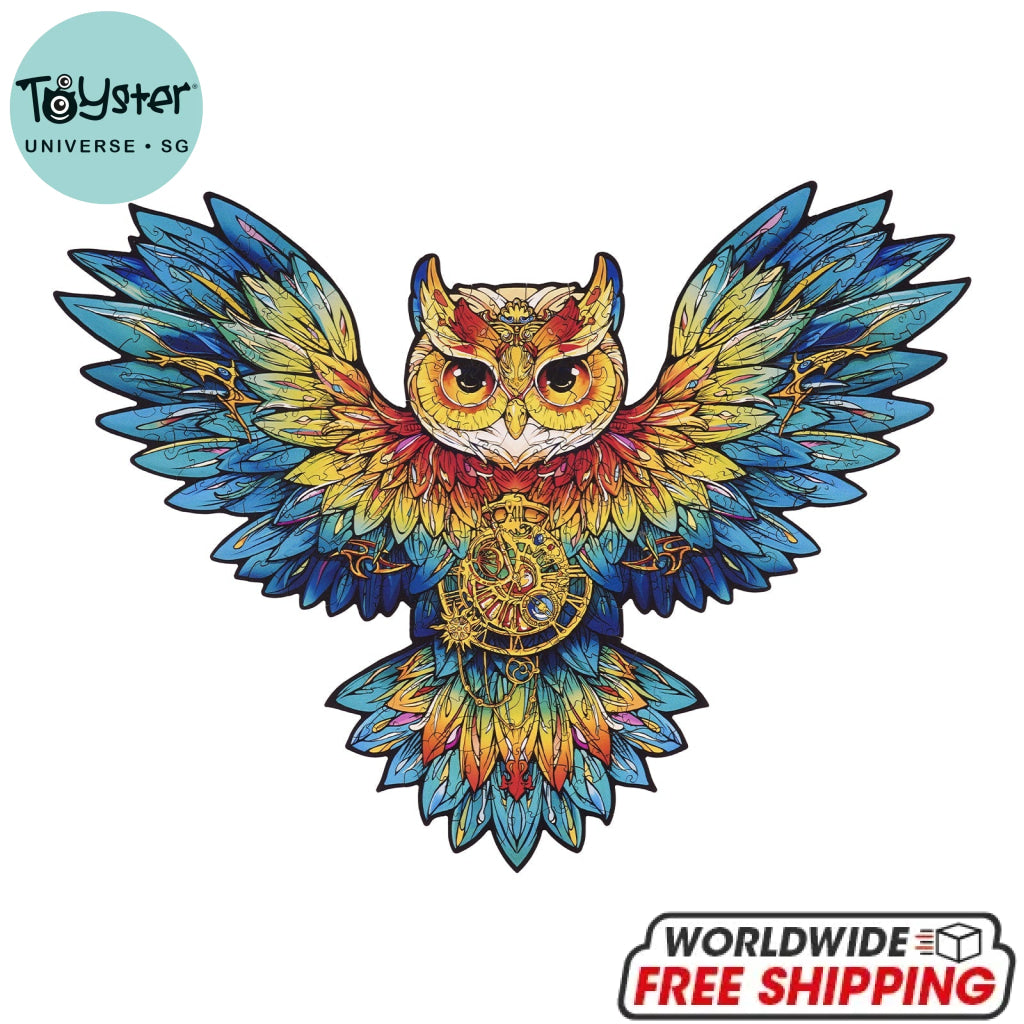 Robotime Rowood Owl Wooden Jigsaw Puzzle TA004 Dropship