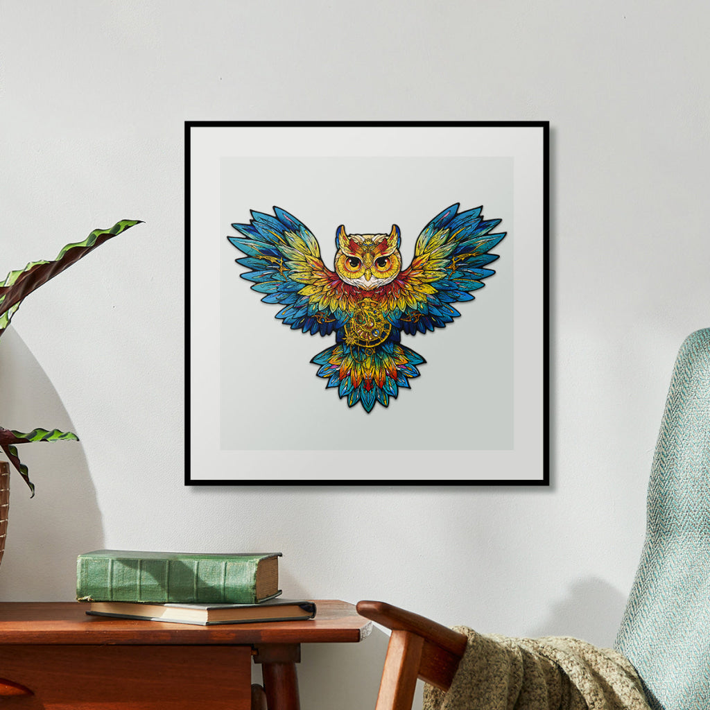 Robotime Rowood Owl Wooden Jigsaw Puzzle TA004 Dropship