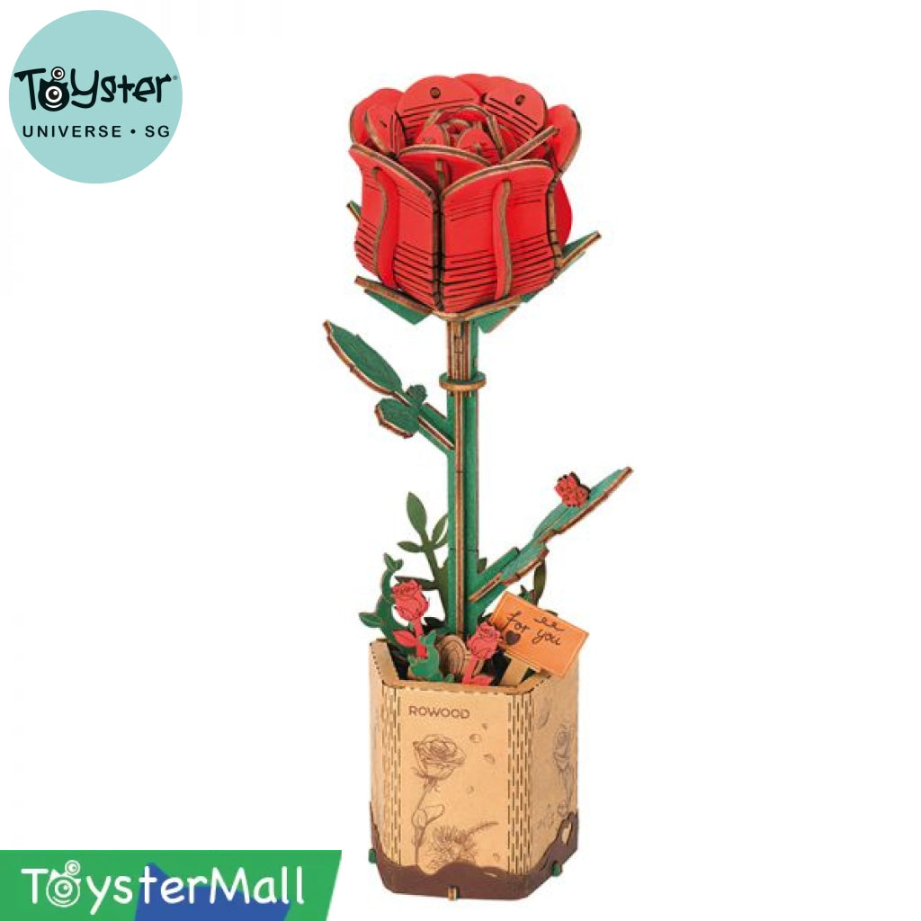 Robotime Rowood Red Rose Tw042 Dropship