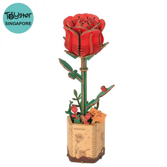 Robotime Rowood Red Rose Tw042 Dropship