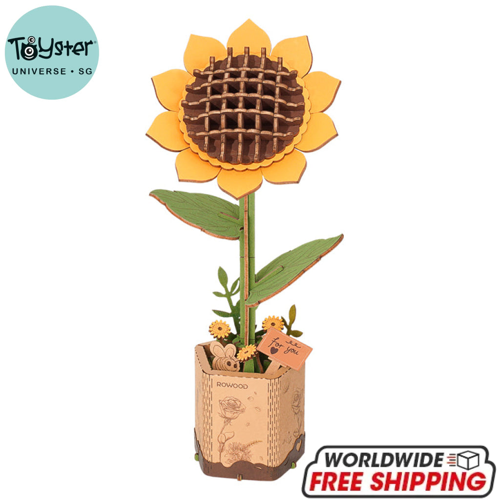 Robotime Rowood Sunflower Tw011 Dropship
