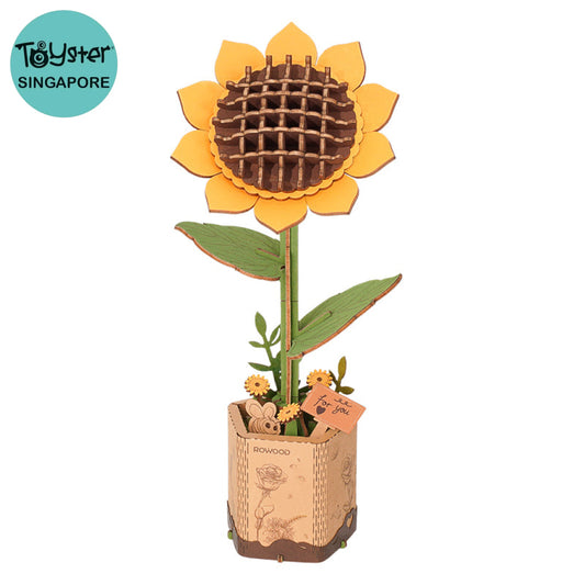 Robotime Rowood Sunflower Tw011 Dropship