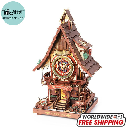 ROKR Cuckoo Clock Mechanical 3D Wooden Puzzle - Robotime