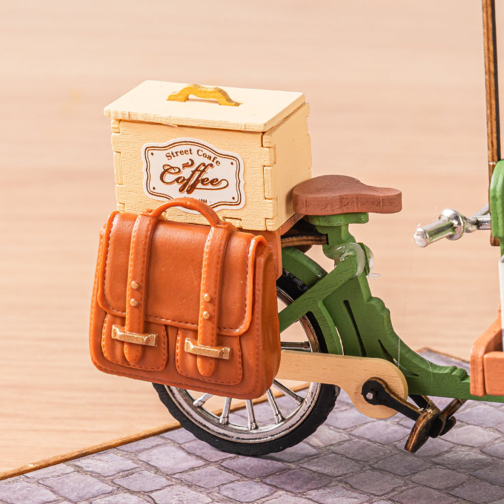 Rolife Aromatic Coffee Cart DIY Miniature House DG182 - Dropship