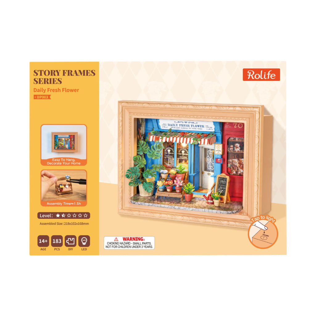 Rolife Daily Fresh Flower 3D Wooden Puzzle DP003 - Dropship